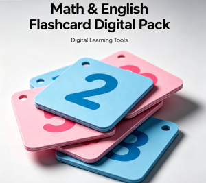 Math & English Flashcard Digital Pack