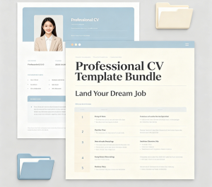 Professional CV Template Bundle