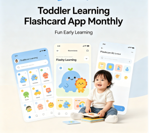 Toddler Learning Flashcard App Monthly