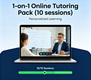 1-on-1 Online Tutoring Pack (10 sessions)